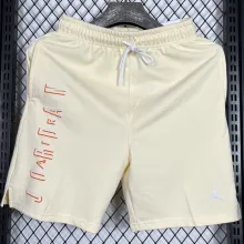 2025 Jordan Beige Pure Cotton Fabric Casual Short Pants M006