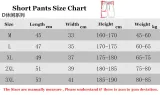 2025 AIR Dark gray Casual Short Pants D987