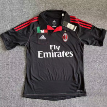 2012/13 AC Milan Third Black Retro Soccer Jersey