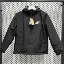 2025 NK Velvet Thickened warm Black Outdoor Jackets # F2 加绒冲锋衣