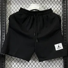 2025 Jordan Black Pure Cotton Fabric Casual Short Pants 黑标M001