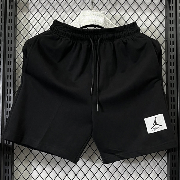 2025 Jordan Black Pure Cotton Fabric Casual Short Pants 黑标M001