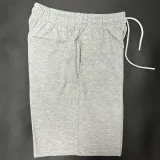 2025 Jordan Grey Pure Cotton Fabric Casual Short Pants M15