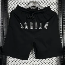2025 Jordan Black Pure Cotton Fabric Casual Short Pants M005