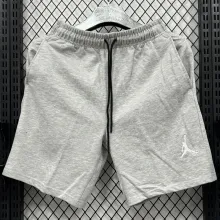 2025 Jordan Grey Pure Cotton Fabric Casual Short Pants M17