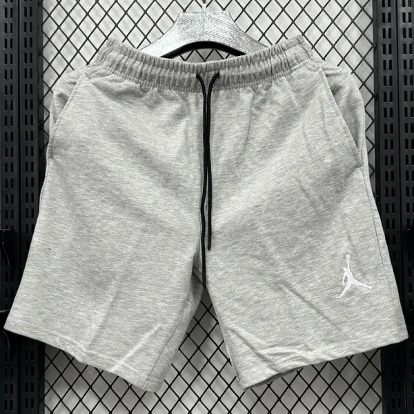 2025 Jordan Grey Pure Cotton Fabric Casual Short Pants M17