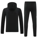 2025 Argentina Black Hoody Zipper Jacket Tracksuit