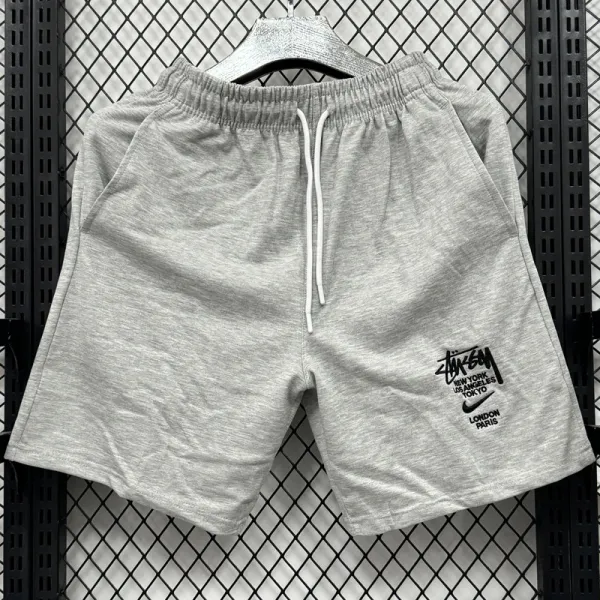2025 Jordan Grey Pure Cotton Fabric Casual Short Pants M15