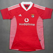 2002/03 Benfica Home Red Retro Soccer Jersey