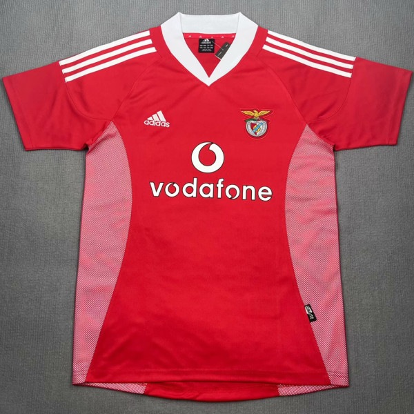 2002/03 Benfica Home Red Retro Soccer Jersey