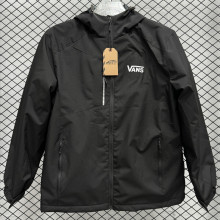2025 VANS Velvet Thickened warm Black Outdoor Jackets #F7加绒冲锋衣