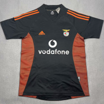 2002/03 Benfica Away Black Retro Soccer Jersey