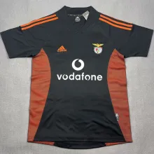 2002/03 Benfica Away Black Retro Soccer Jersey
