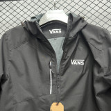 2025 VANS Velvet Thickened warm Black Outdoor Jackets #F7加绒冲锋衣