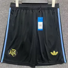 2024/25 Argentina 50th Anniversary Black Shorts Pants