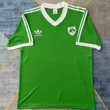 1986 Ireland Home Green Retro Soccer Jersey