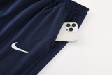2025 PSG Sapphire Blue Hoody Zipper Jacket Tracksuit