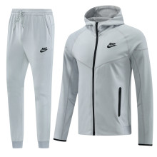 2025 NK~ Grey Hoody Zipper Jacket Tracksuit