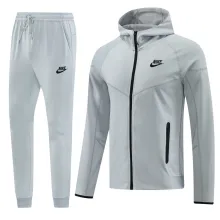 2025 NK~ Grey Hoody Zipper Jacket Tracksuit