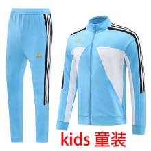 2025 AD~  Sky Blue Kids Jacket Tracksuit