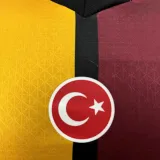 2024/25 Galatasaray Home Orange Player Version Soccer Jersey