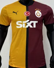 2024/25 Galatasaray Home Orange Player Version Soccer Jersey