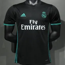 2017/18 RM Away Black Retro Player Version Soccer Jersey 球员版