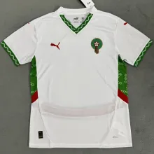 2025/26 Morocco Away White Fans Soccer Jersey