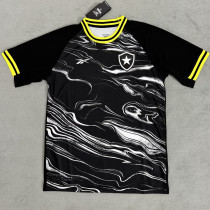 2024/25 Botafogo 4Th  Black Fans Soccer Jersey 胸前无广告