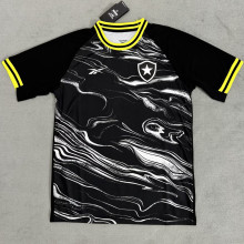 2024/25 Botafogo 4Th  Black Fans Soccer Jersey 胸前无广告