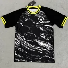 2024/25 Botafogo 4Th  Black Fans Soccer Jersey 胸前无广告