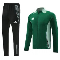 2025 Ad~ Green Jacket Tracksuit
