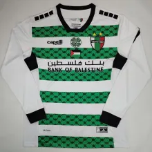 2024/25 Palestino Green White  Long Sleeve Soccer Jersey