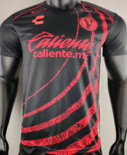 2024/25 Tijuana Home Red Black Player Version Soccer Jersey 蒂华纳