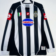 2002/03 JUV Home Retro Long Sleeve Soccer Jersey