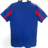 2004 France Home Blue Retro Soccer Jersey