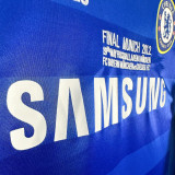 2011/12 CFC Home UCL Final Version Retro Long Sleeve Retro Soccer Jersey