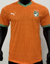 2025 Ivory Coast Home Orange Player Version Jersey