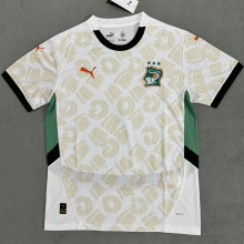 2025 Ivory Coast Away White Fans Soccer Jersey
