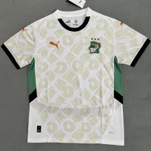 2025 Ivory Coast Away White Fans Soccer Jersey
