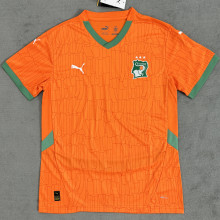 2025 Ivory Coast Home Orange Fans Soccer Jersey