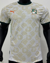 2025 Ivory Coast Away White Player Version Jersey