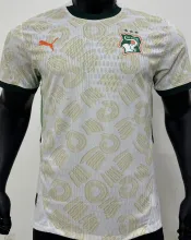 2025 Ivory Coast Away White Player Version Jersey