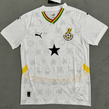 2025 Ghana Home White Fans Soccer Jersey