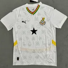 2025 Ghana Home White Fans Soccer Jersey