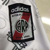 1996 River Plate Home Retro Long Sleeve  Soccer Jersey