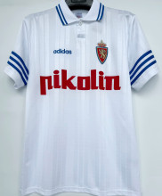 1995/96 Zaragoza Home White Retro Soccer Jersey