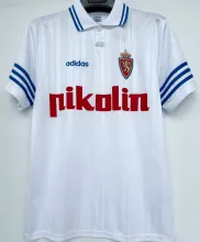 1995/96 Zaragoza Home White Retro Soccer Jersey