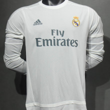 2015/16 RM Home Retro Long Sleeve Player Version Jersey 球员版