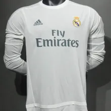 2015/16 RM Home Retro Long Sleeve Player Version Jersey 球员版